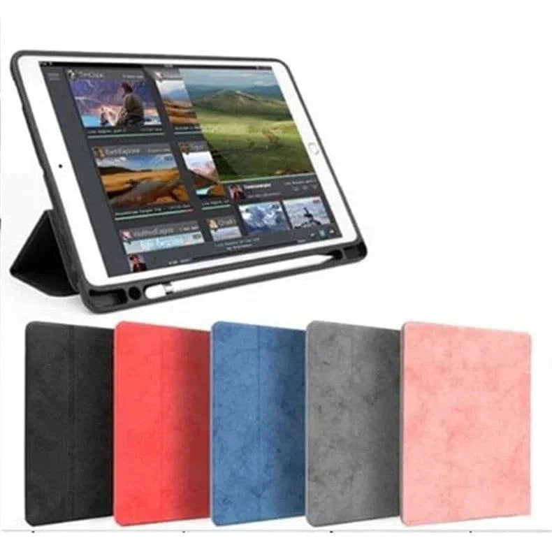 TPU Silicone Smooth Fabric Finish Back Case for iPad