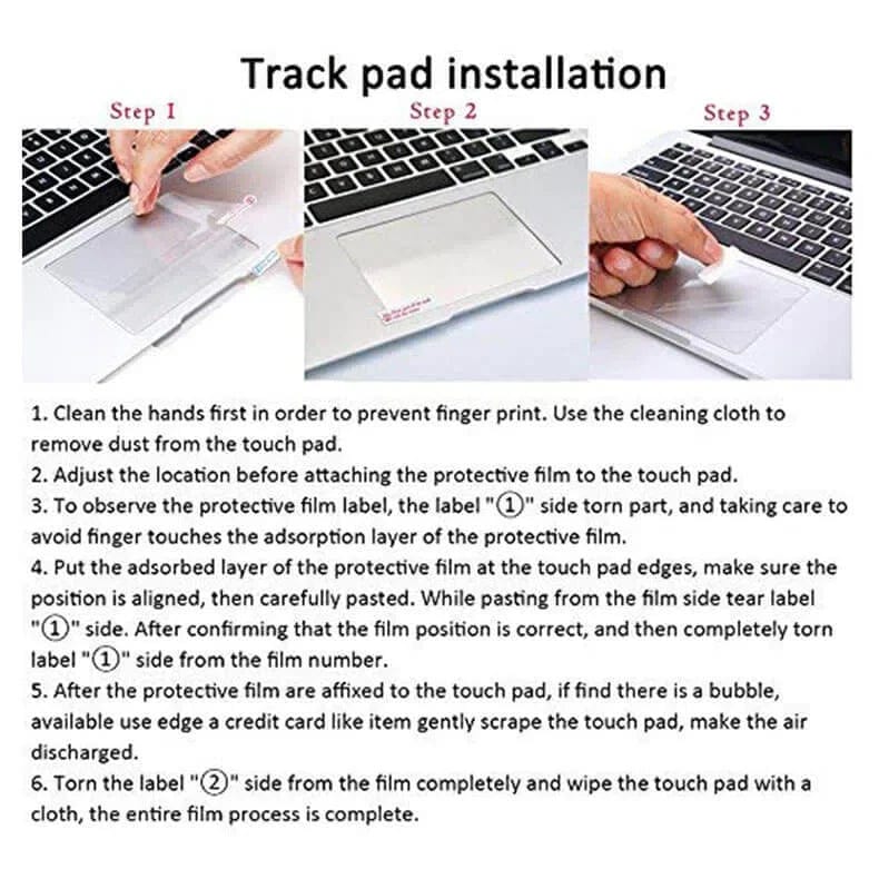 Trackpad Protector for MacBook Anti-Scratch Touchpad Protector