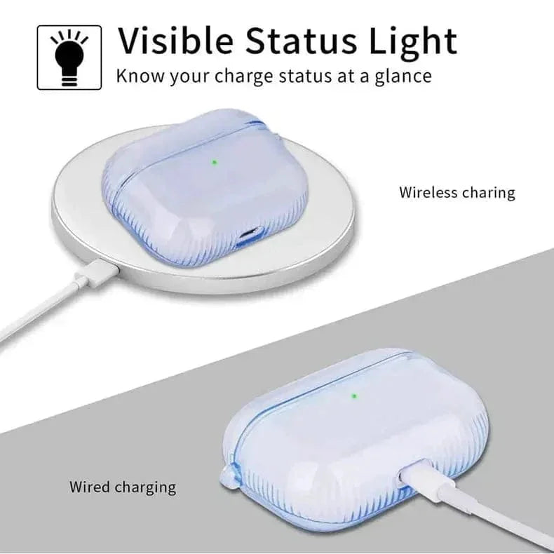 Translucent Colored Soft TPU Cover for Airpods 4