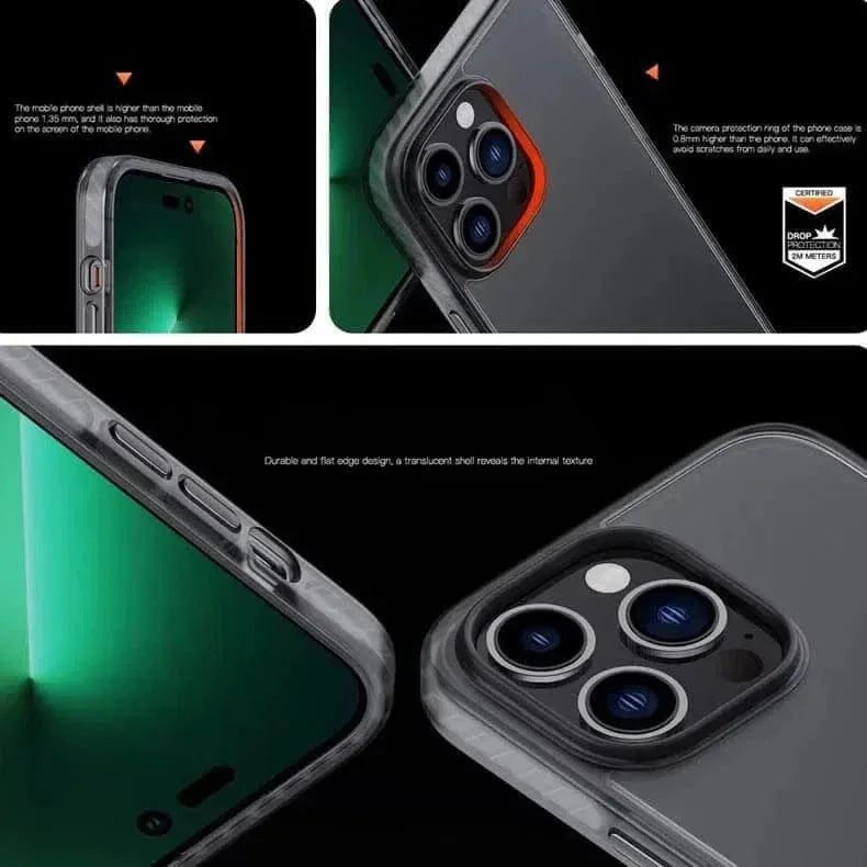 Translucent Matte Hard Ultra Strong Case for iPhone 15