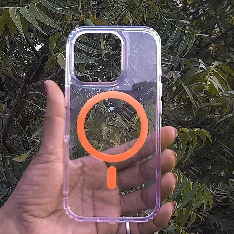 Transparent Hard PC Magsafe Case for iPhone 15