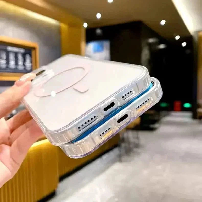 Transparent Hard PC Magsafe Case for iPhone 15