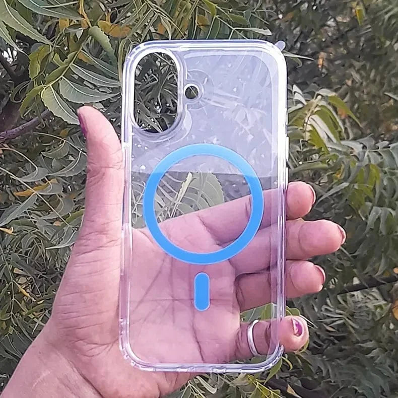 Transparent Hard PC Magsafe Case for iPhone 16