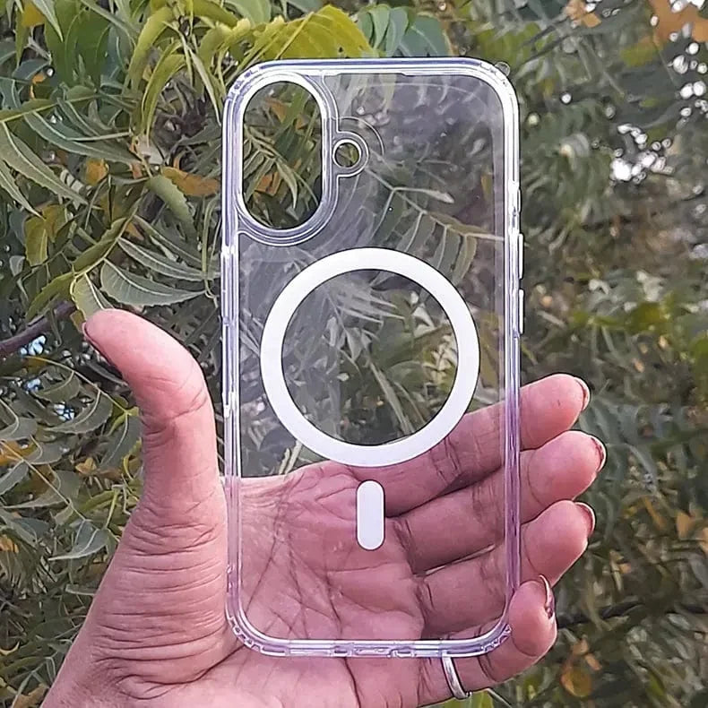 Transparent Hard PC Magsafe Case for iPhone 16 Pro