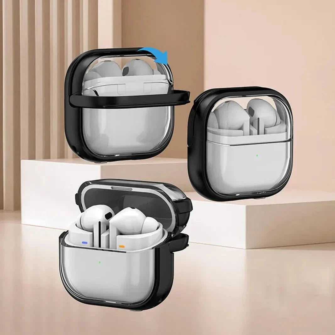 Transparent Kickstand Keychain Case for Samsung Galaxy Buds 3 | 3 Pro