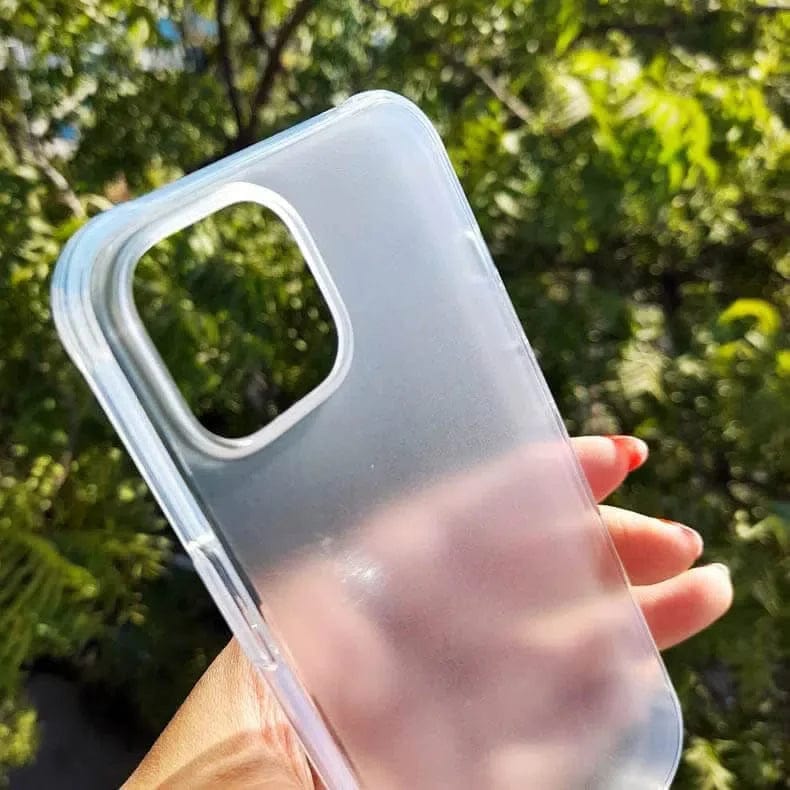 Transparent Matte finish Case for iPhone Back Cases