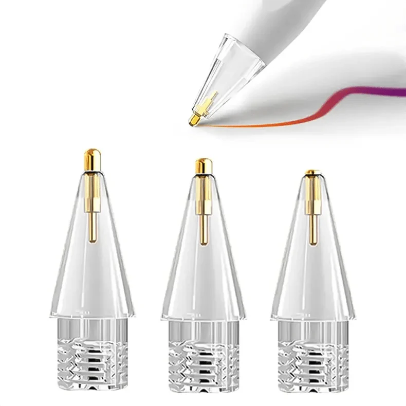 Transparent Metal Nibs Pencil Tips for Apple Pencil 1 | 2