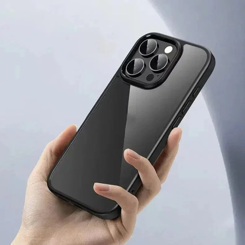 Ultra Crystal Clear Matte Frame Case for iPhone 16 Plus