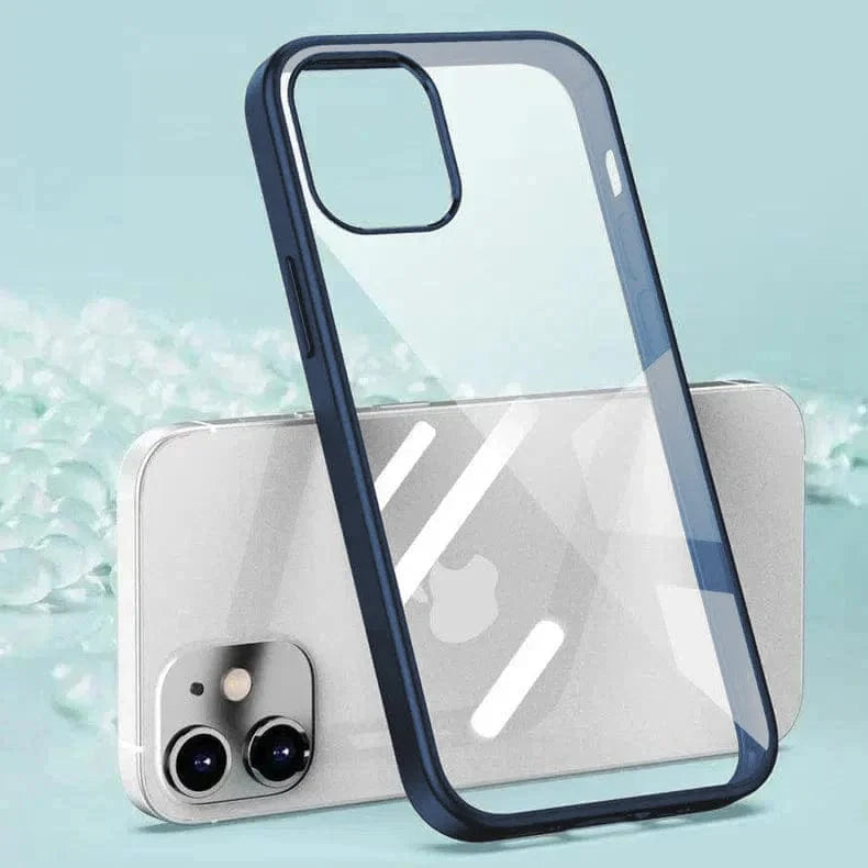 Ultra Crystal Clear Matte Frame Case for iPhone 16e