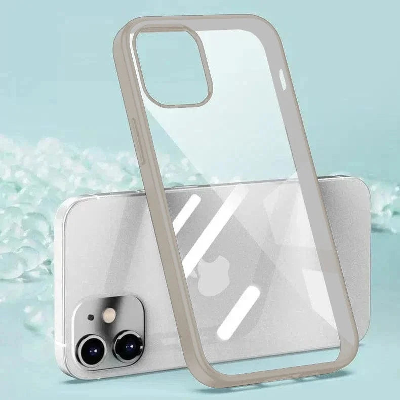 Ultra Crystal Clear Matte Frame Case for iPhone 16e