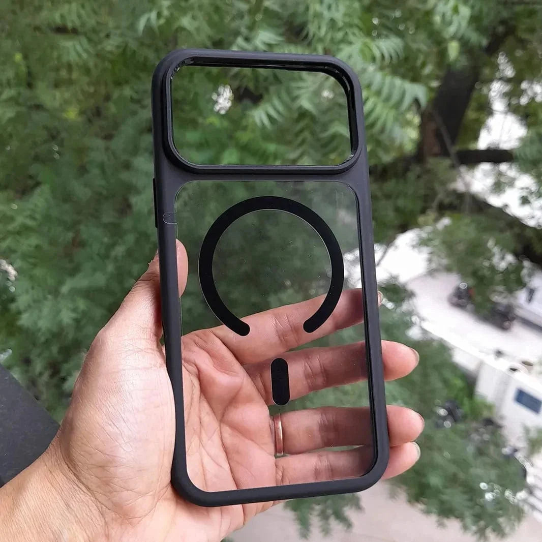 Ultra Crystal Clear Matte Frame MagSafe Case for iPhone 17 Air