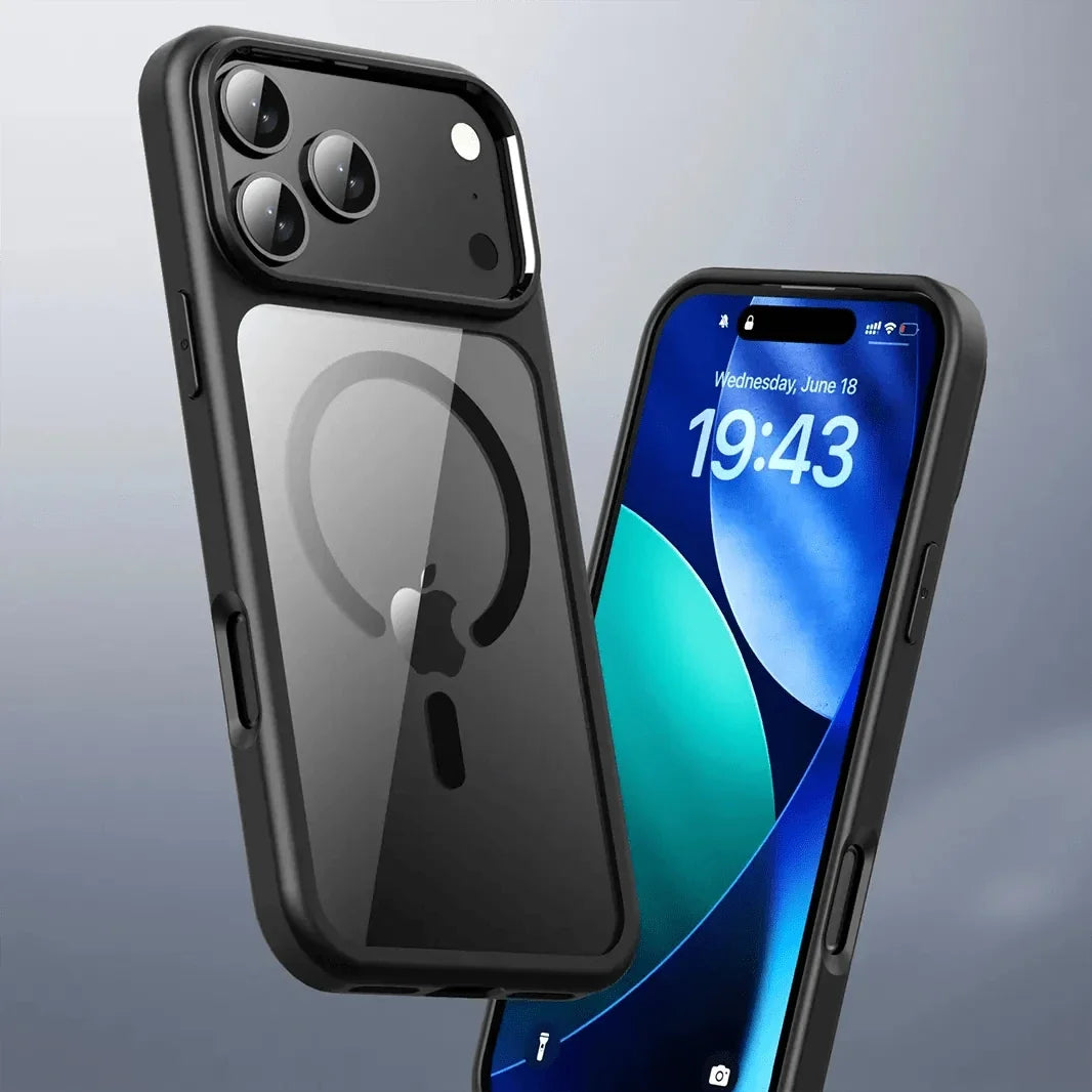 Ultra Crystal Clear Matte Frame MagSafe Case for iPhone 17 Air