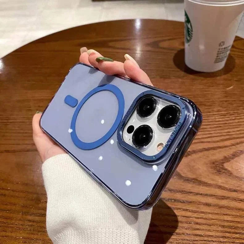 Ultra Slim Thin Transparent Magsafe Support Hard Case for iPhone 14