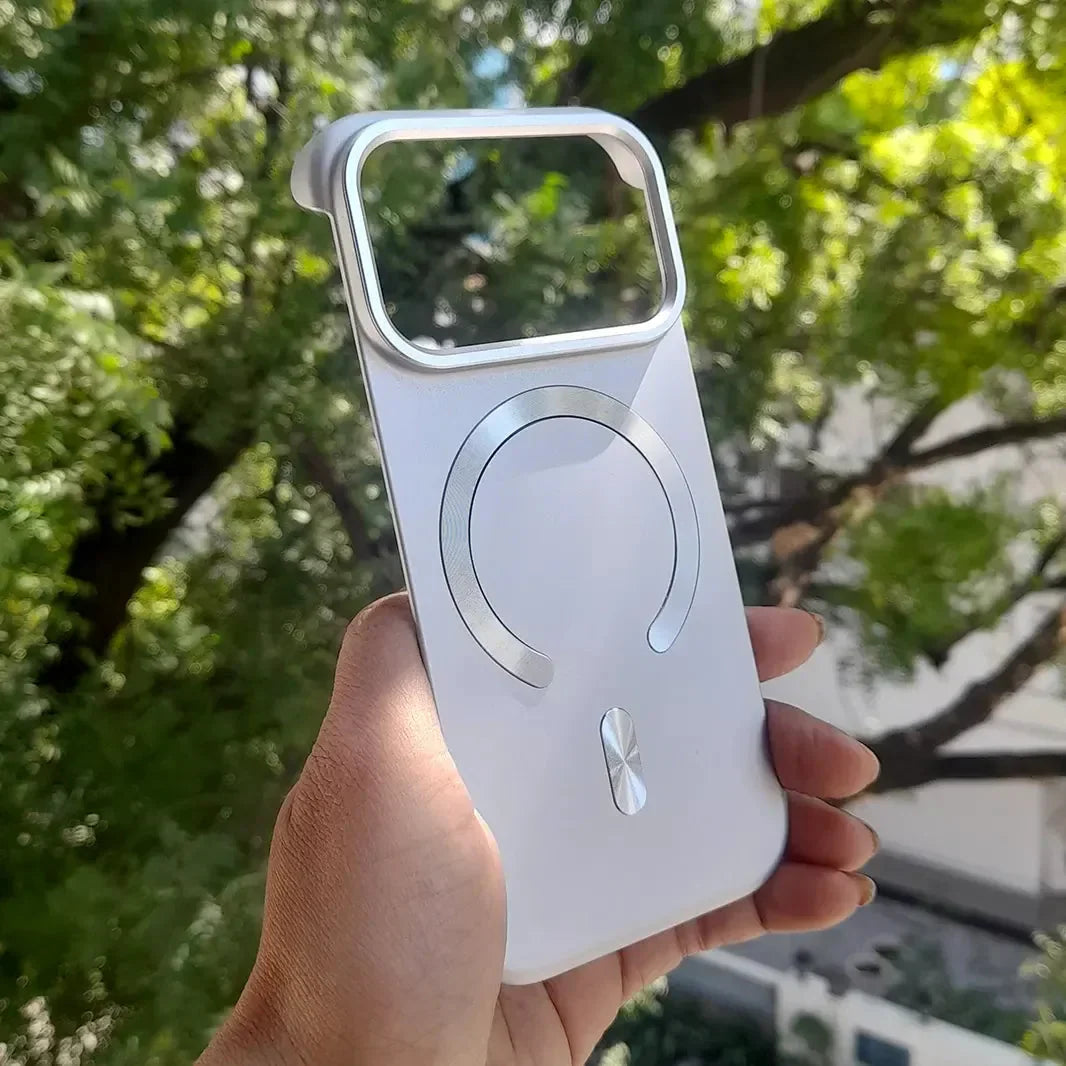 Ultra Thin Frameless Matte Magnetic Magsafe Back Case for iPhone 17 Pro