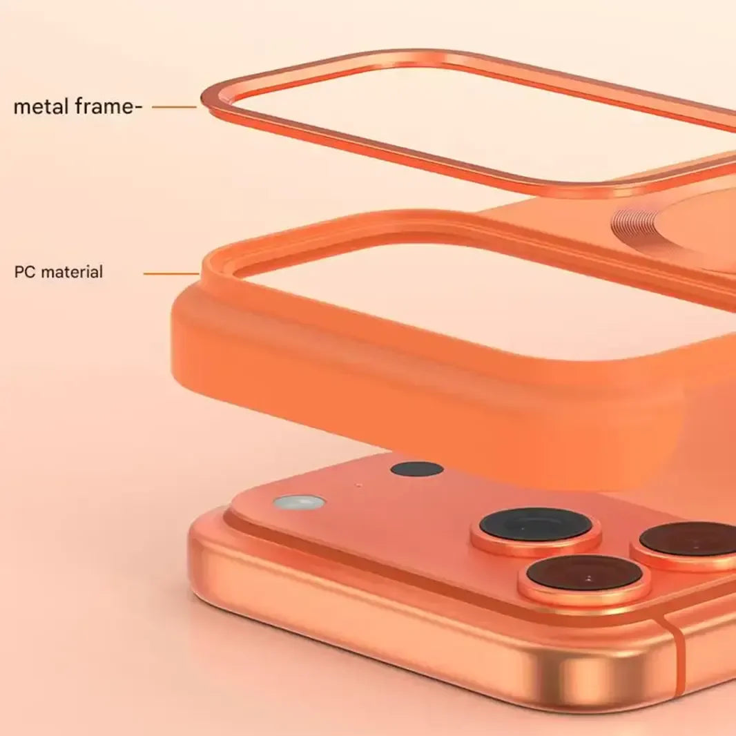 Ultra Thin Frameless Matte Magnetic Magsafe Back Case for iPhone 17 Pro