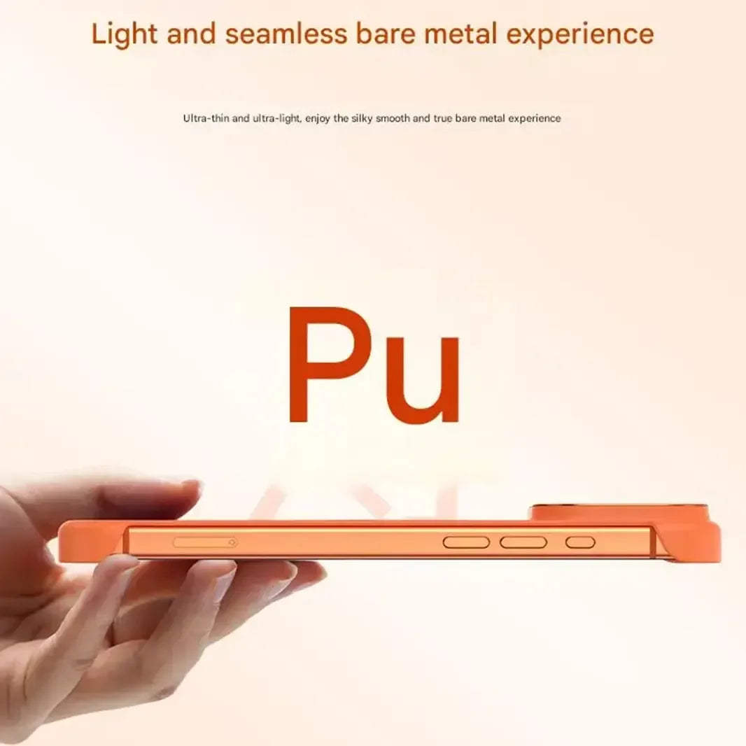 Ultra Thin Frameless Matte Magnetic Magsafe Back Case for iPhone 17 Pro Max