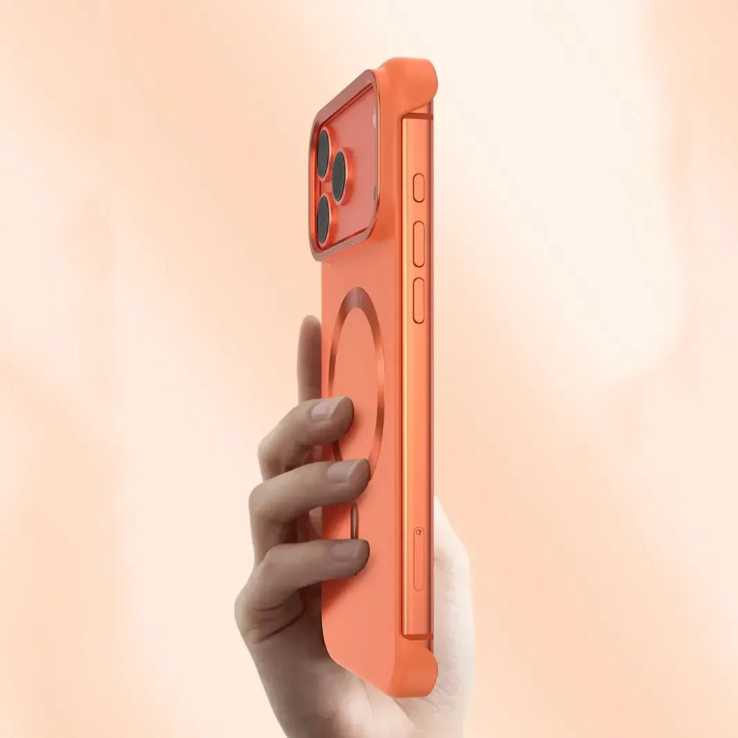 Ultra Thin Frameless Matte Magnetic Magsafe Back Case for iPhone 17 Pro