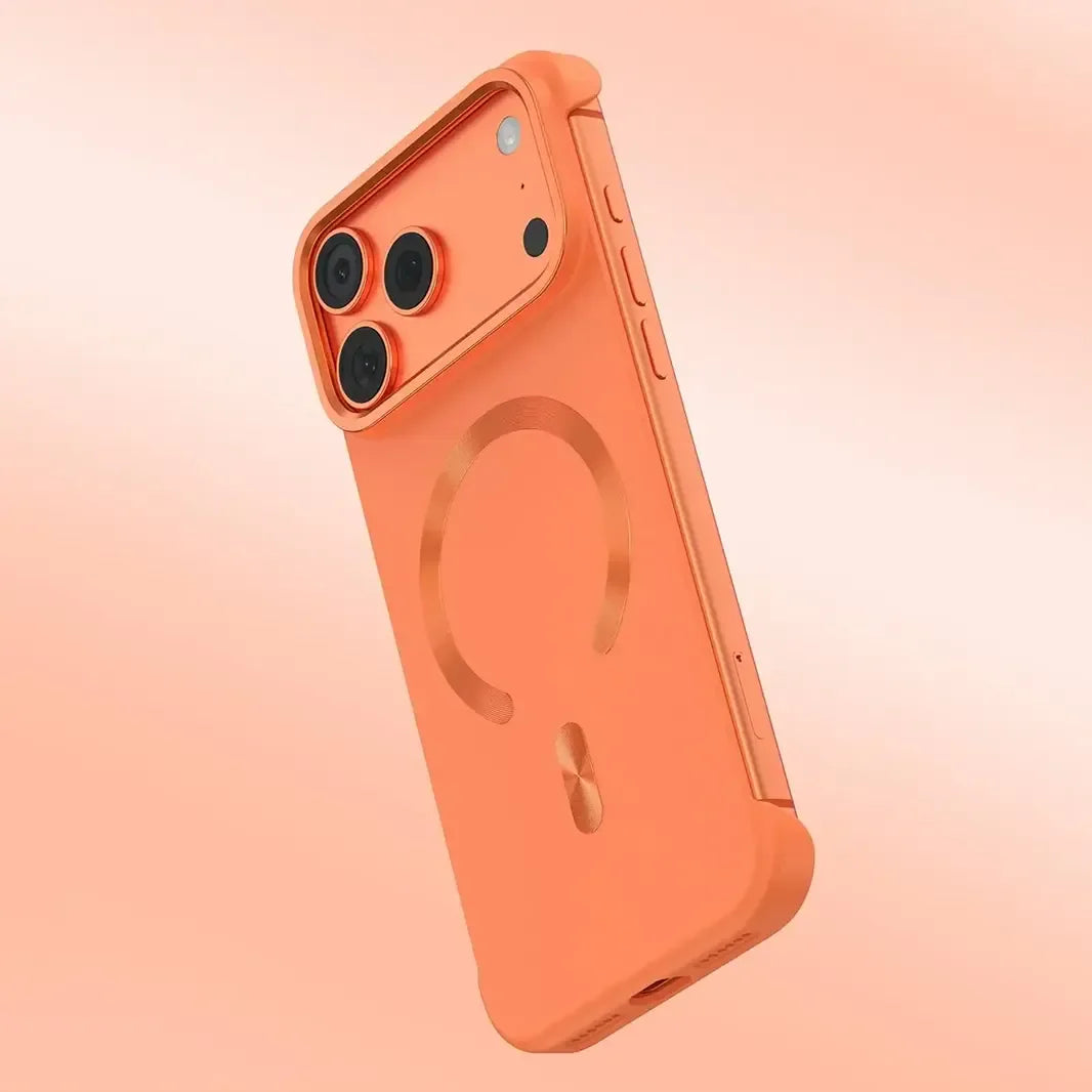 Ultra Thin Frameless Matte Magnetic Magsafe Back Case for iPhone 17 Pro Max