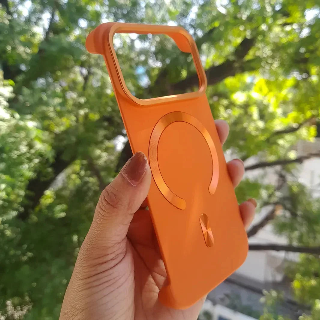 Ultra Thin Frameless Matte Magnetic Magsafe Back Case for iPhone 17 Pro