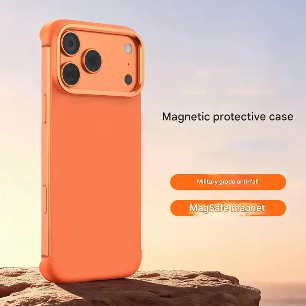 Ultra Thin Frameless Matte Magnetic Magsafe Back Case for iPhone 17 Pro Max