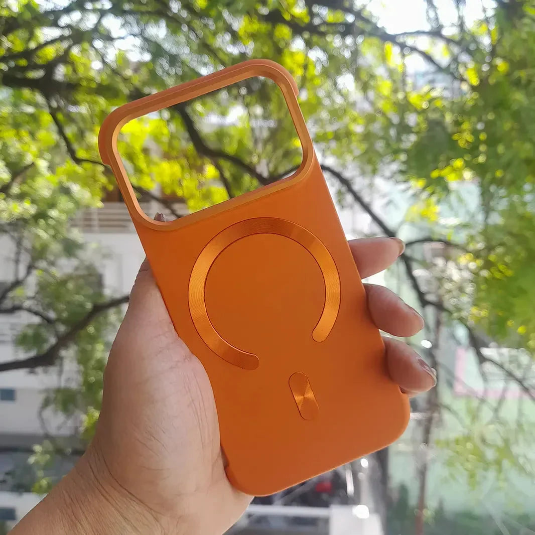 Ultra Thin Frameless Matte Magnetic Magsafe Back Case for iPhone 17 Pro Max