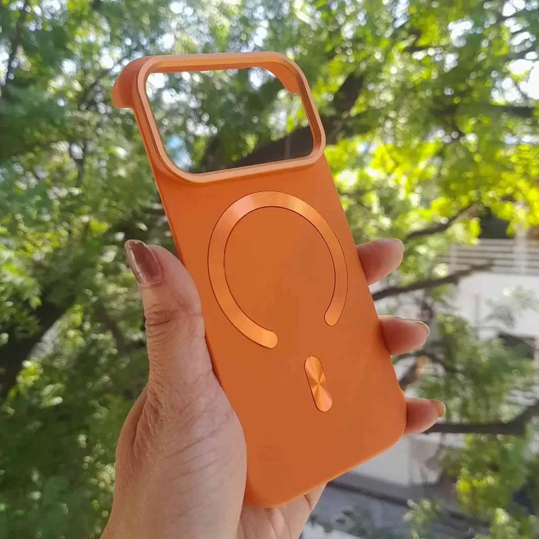 Ultra Thin Frameless Matte Magnetic Magsafe Back Case for iPhone 17 Pro