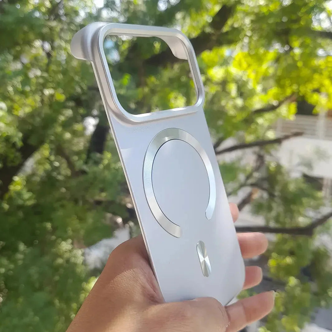 Ultra Thin Frameless Matte Magnetic Magsafe Back Case for iPhone 17 Pro