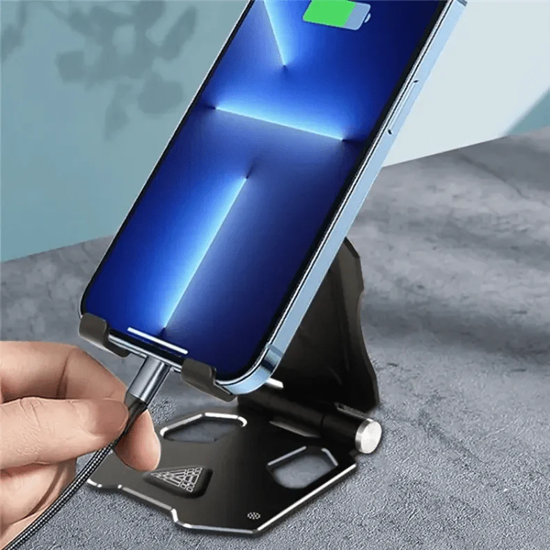 G55 Universal Adjustable Folding Metal Aluminum Alloy Stand for Phones