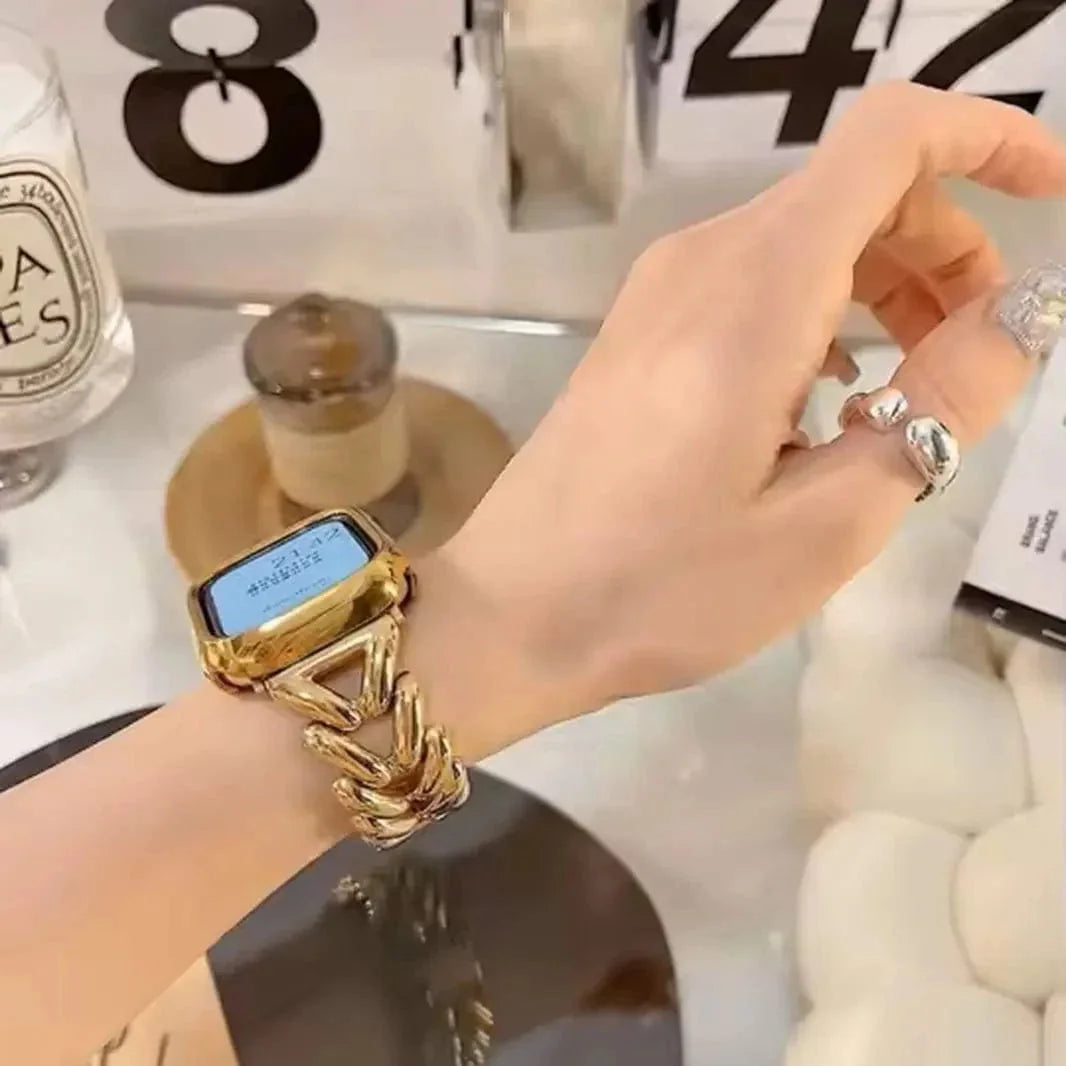 V Shape Chain Bracelet for Apple Watch 42 | 44 | 45 | Ultra 49 | 46mm S10