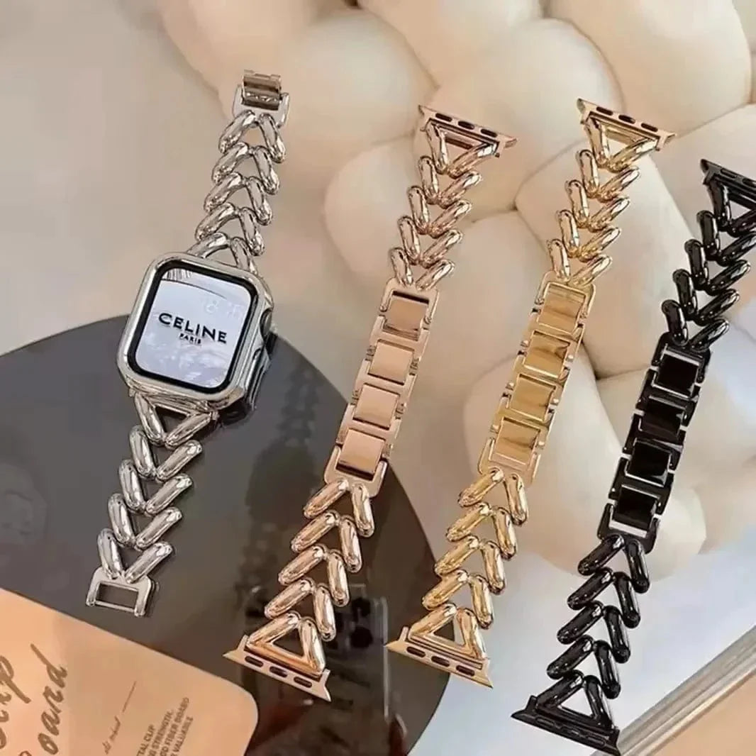 V Shape Chain Bracelet for Apple Watch 38 | 40 | 41 | 42mm S10