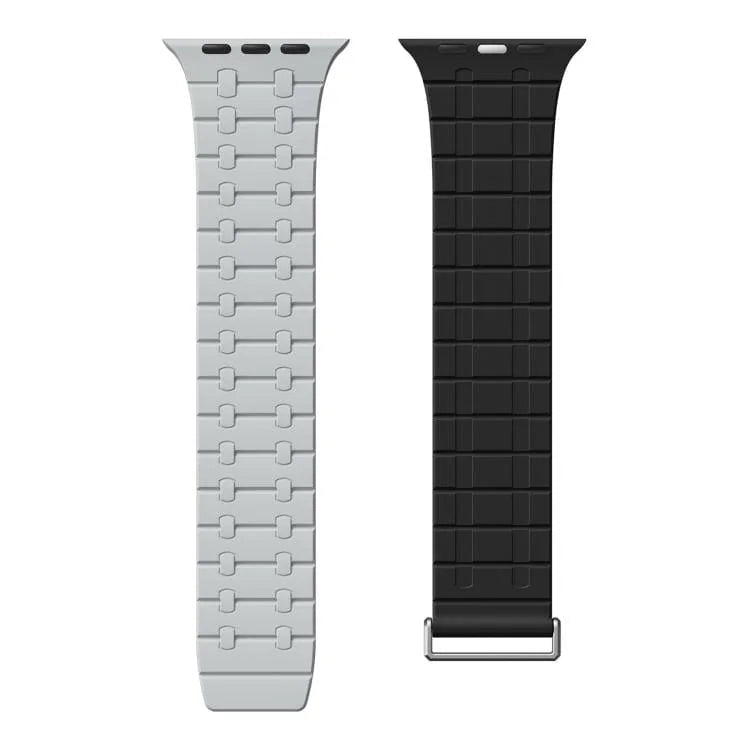 Velour Silicone Magnetic Loop with Clasp for Apple Watch 42 | 44 | 45 | Ultra 49 | 46mm S10