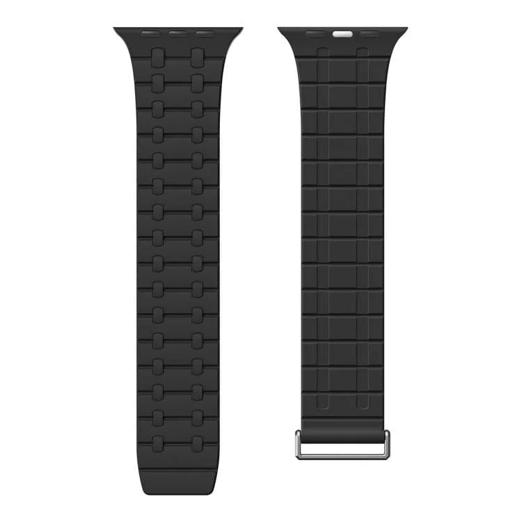 Velour Silicone Magnetic Loop with Clasp for Apple Watch 42 | 44 | 45 | Ultra 49 | 46mm S10