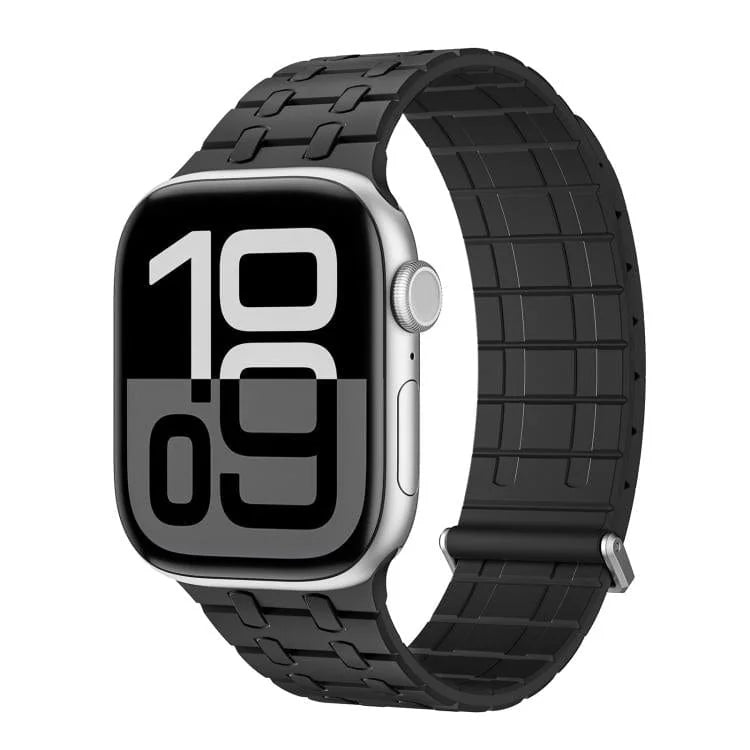 Velour Silicone Magnetic Loop with Clasp for Apple Watch 42 | 44 | 45 | Ultra 49 | 46mm S10