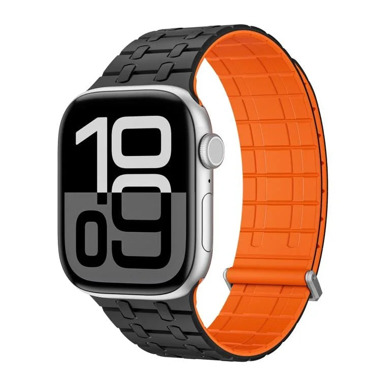 Velour Silicone Magnetic Loop with Clasp for Apple Watch 42 | 44 | 45 | Ultra 49 | 46mm S10