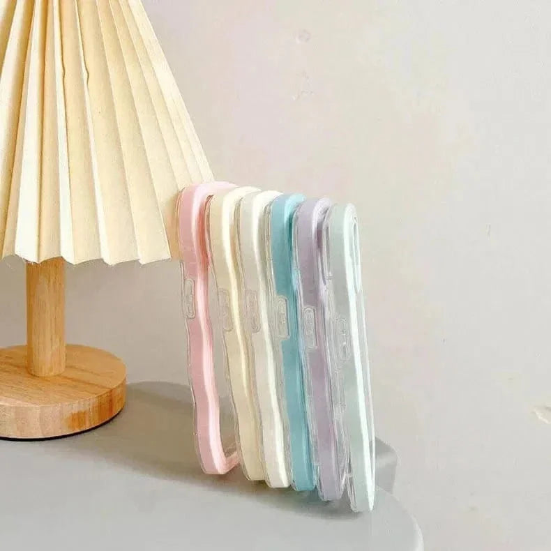 Wavy Edge Soft TPU Dual Layer Case for iPhone 12 | 12 Pro