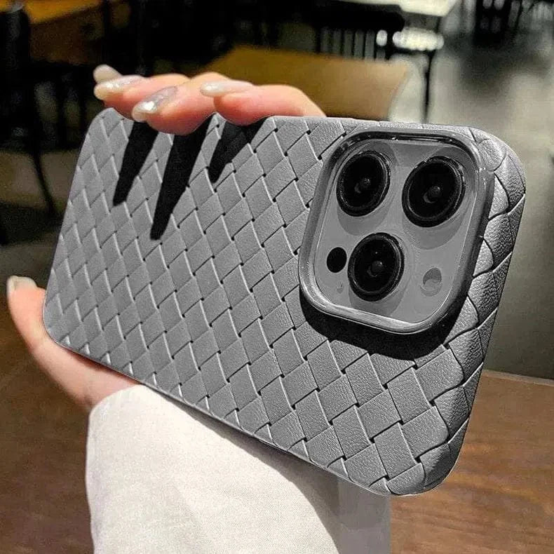 Weave Breathable Matte Soft Grid Case for iPhone 13 Pro