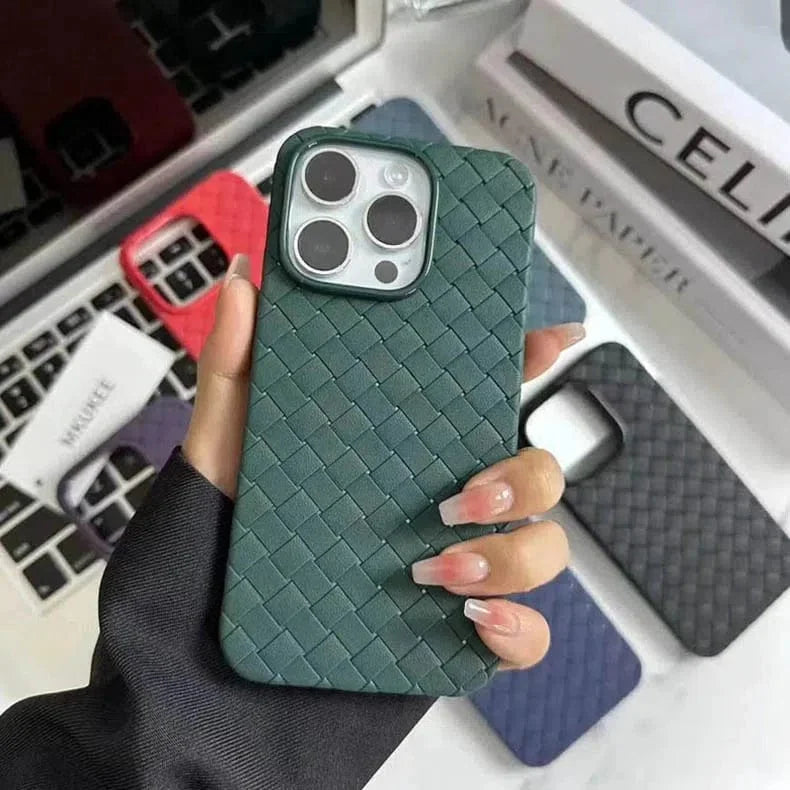 Weave Breathable Matte Soft Grid Case for iPhone 14 Pro Max
