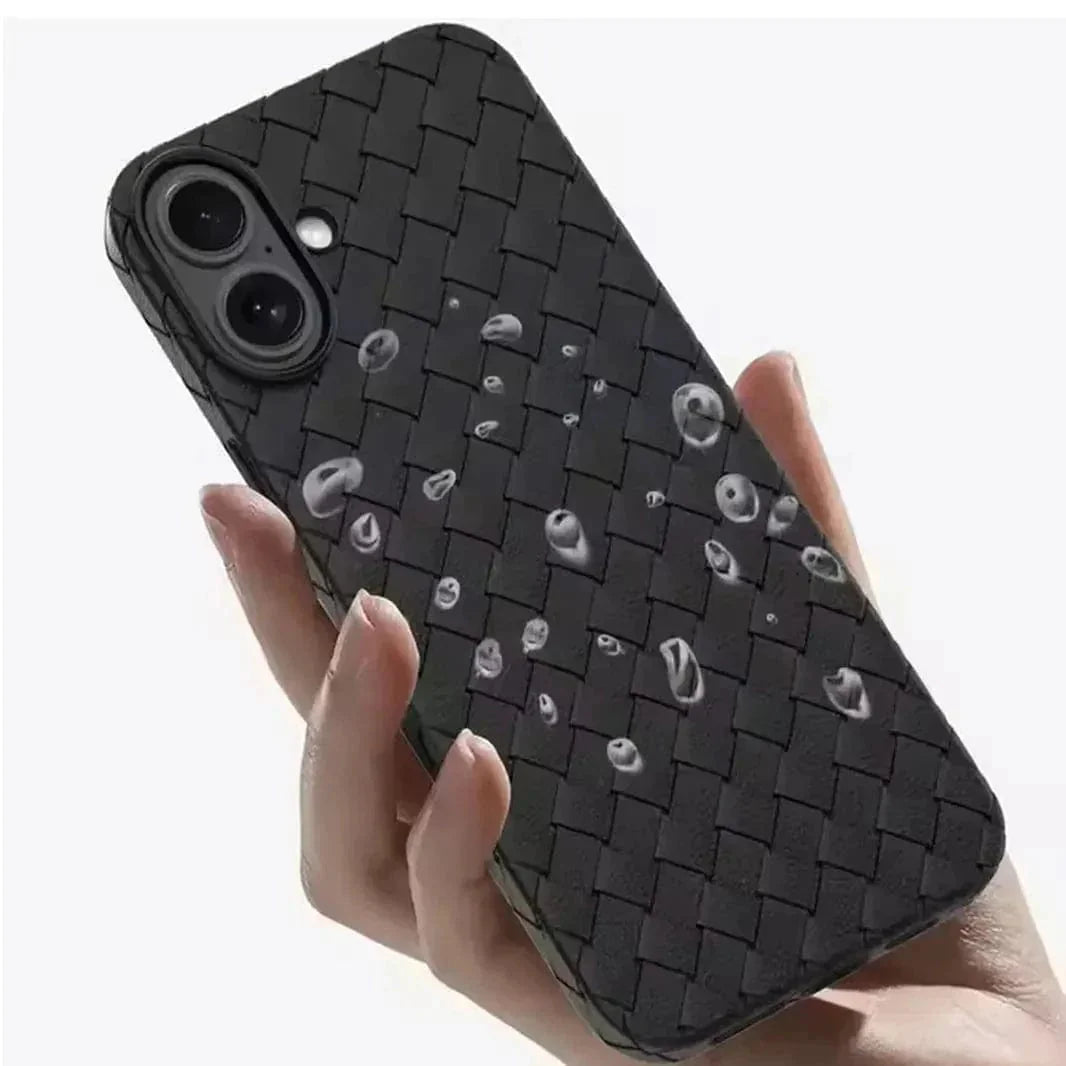 Weave Breathable Matte Soft Grid Case for iPhone 16 Plus