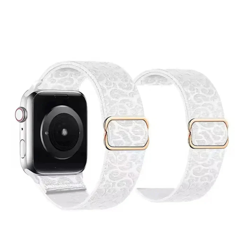 Textured Nylon Soft Elastic Adjustable Band for Apple Watch 38 | 40 | 41 | 42mm S10 Straps & Bands