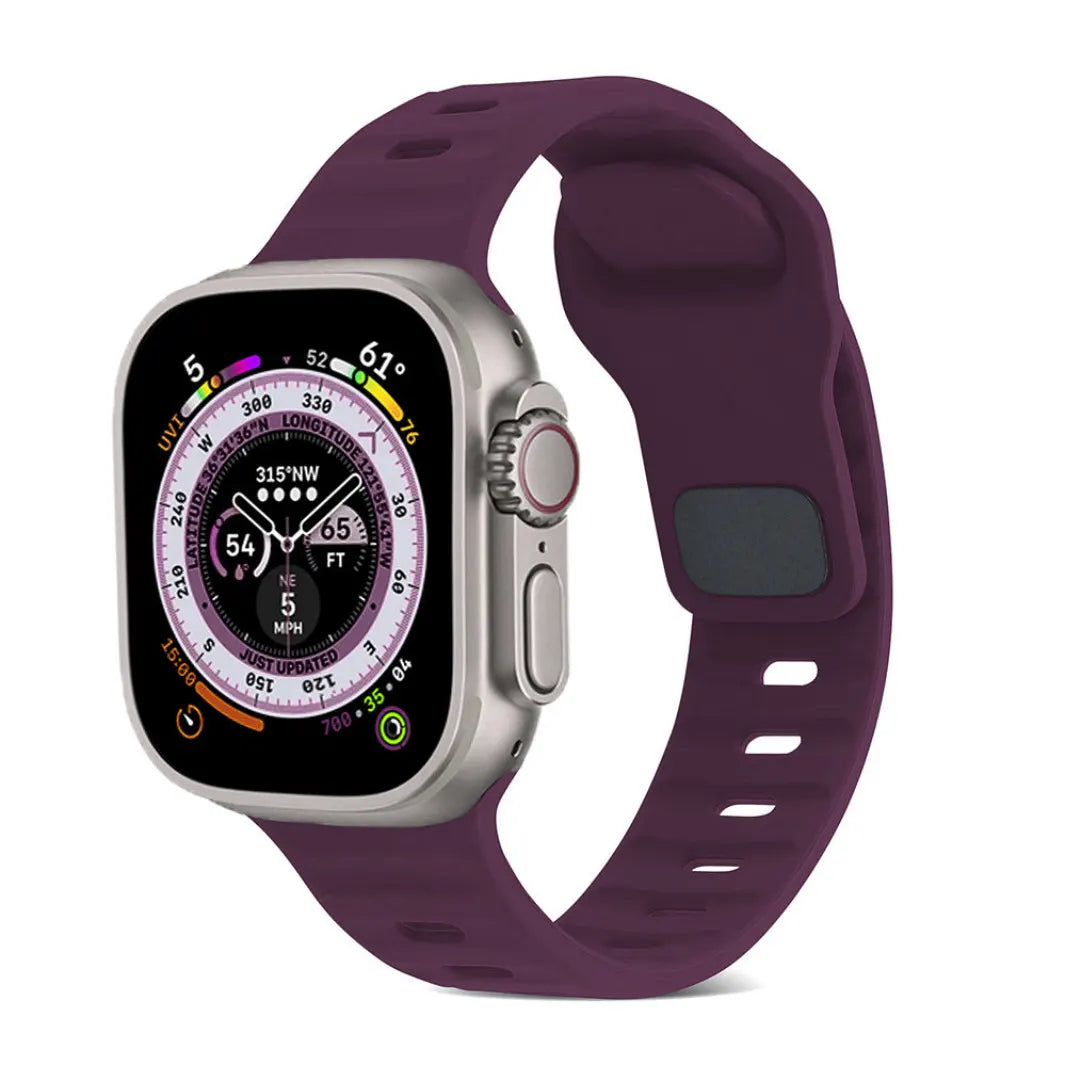 Waterproof Sport Strap for Apple Watch 38 | 40 | 41 | 42mm S10 38 | 40 | 41 | 42mm S10 wine Straps & Bands