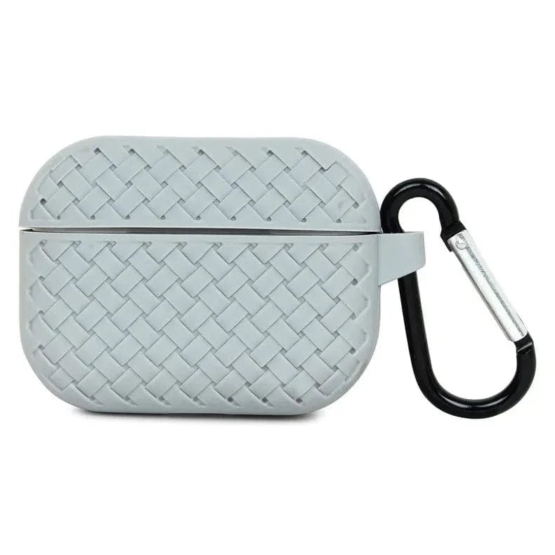 Woven Pattern Silicone Soft Case for Apple Airpods Case Covers