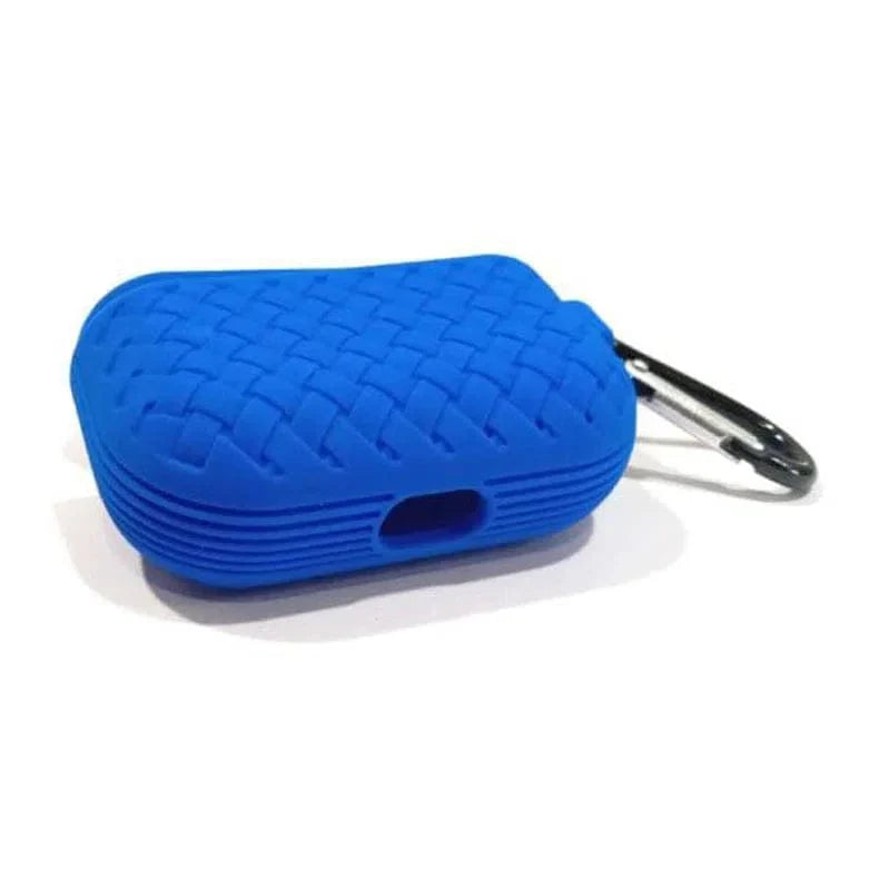 Woven Pattern Silicone Soft Case for Apple Airpods