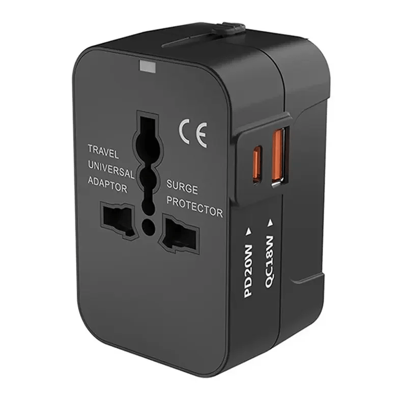 XUNDD Worldplug Travel Wall Charger Adapter with 5 USB Ports USB Adapters 20W