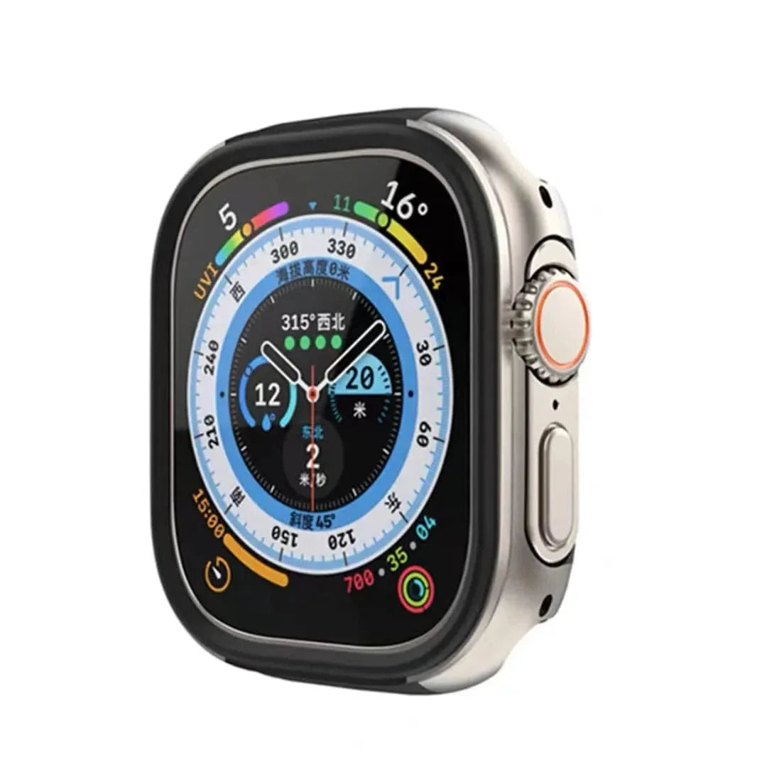 Zinc Alloy PC Rugged Metal Case Cover for Apple Watch Ultra 49mm