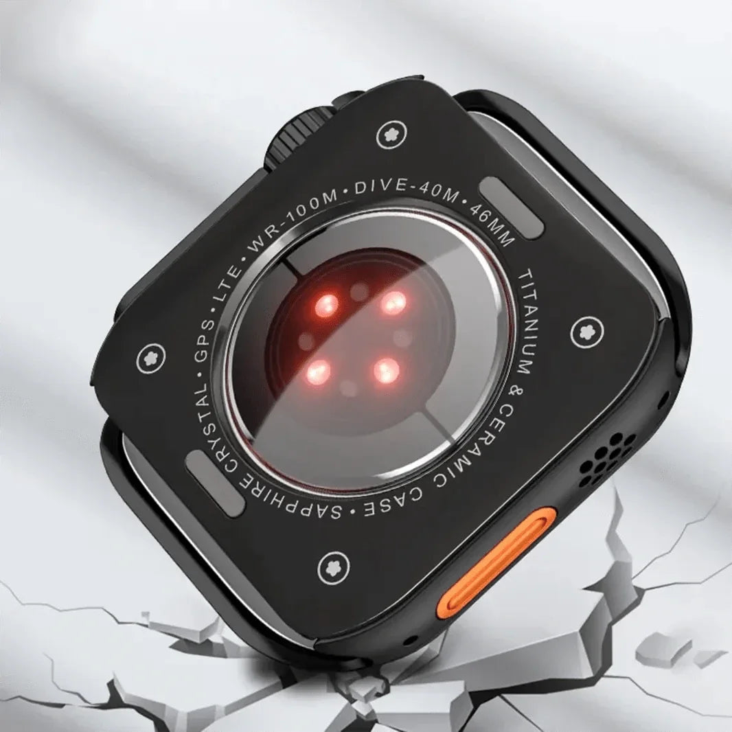 Zinc Alloy PC Rugged Metal Case Cover for Apple Watch 42mm S10