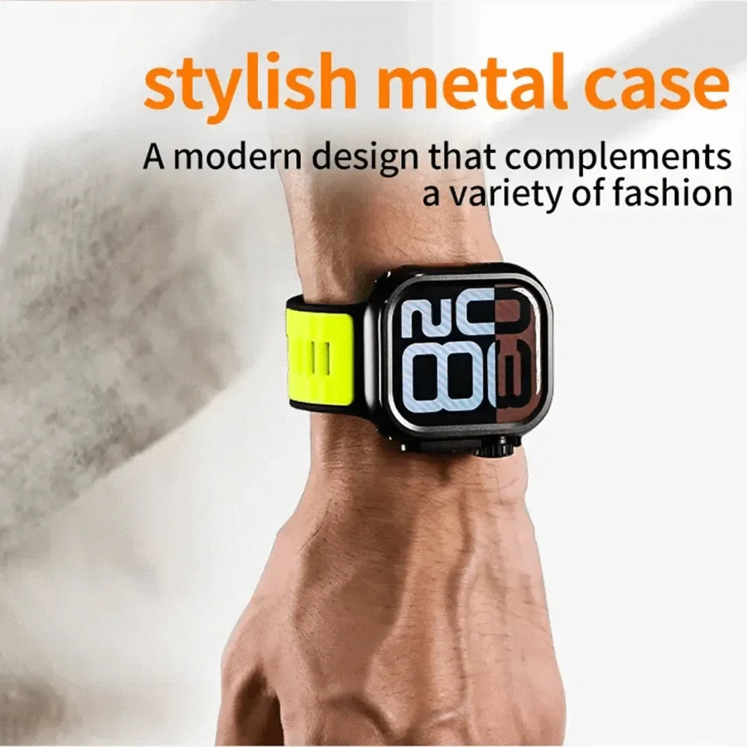 Zinc Alloy PC Rugged Metal Case Cover for Apple Watch 42mm S10