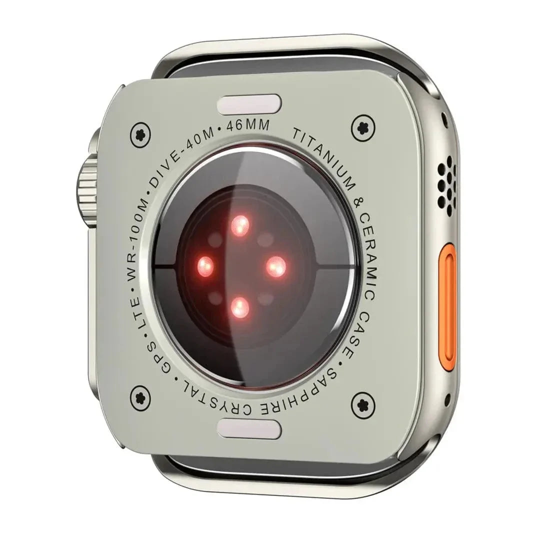 Zinc Alloy PC Rugged Metal Case Cover for Apple Watch 42mm S10